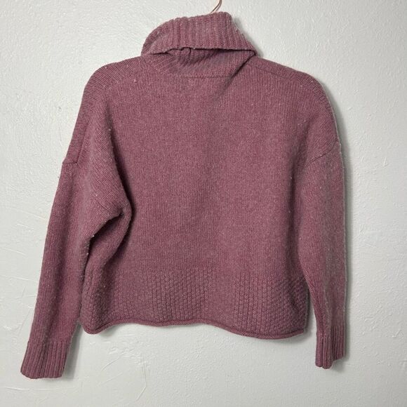 Madewell Sadler wool blend turtleneck sweater size Small - Picture 4 of 9